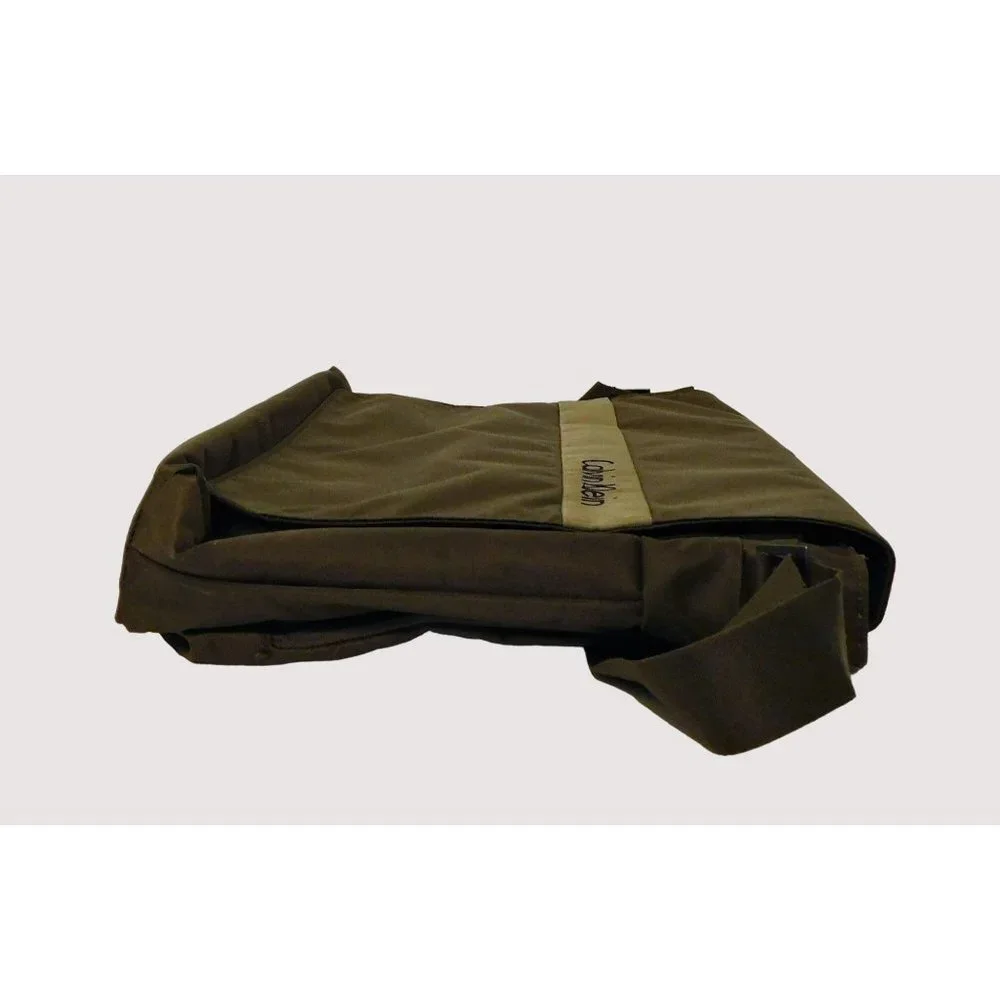 Calvin Klein Computer Laptop Bag Green Strap Bookbag Pockets School Work